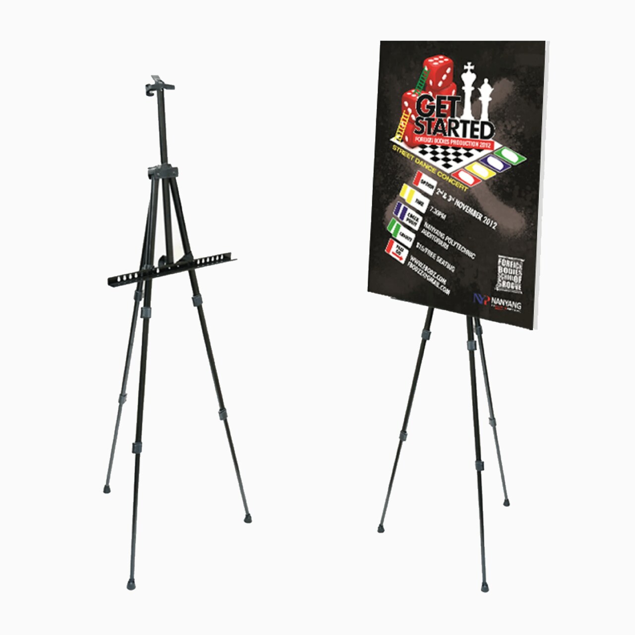 Pintar Art Supply 66” Professional Adjustable Artist Easel Stand with Travel Carrying Bag, Use as Drawing Easel Stand, or to Display Posters or Art.